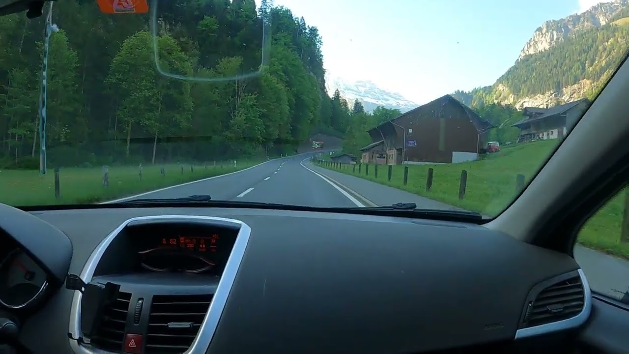 Switzerland - Drive from Bern to Oeschinensee 3