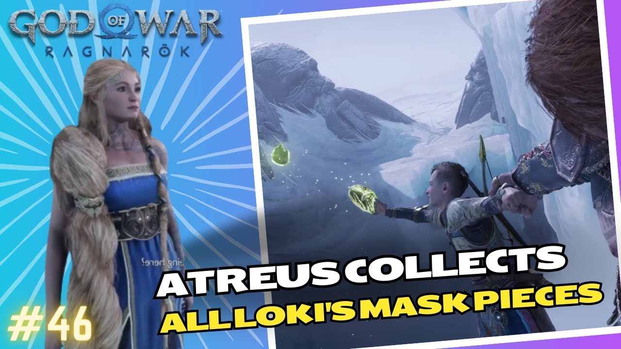 Atreus collects all Loki's Mask Pieces | God of War Ragnar&ouml;k PS5