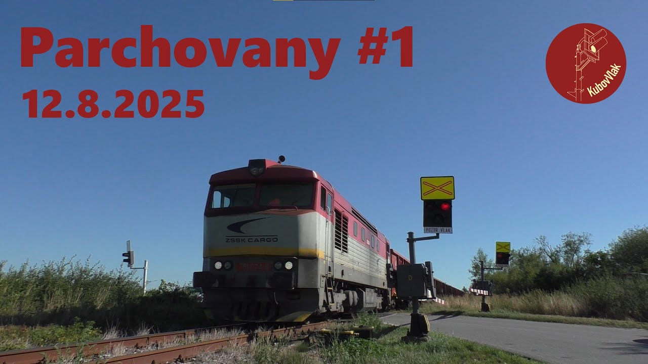 Železničné priecestie Parchovany #1 (po výmene výstražníka) [12.8.2025]