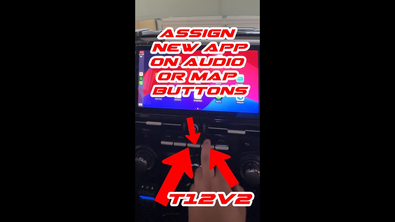 How to assign new apps on the cartrimhome t12v2 buttons | Toyota 4Runner