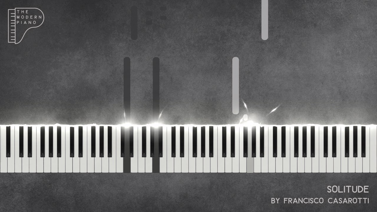 Solitude by Francisco Casarotti [4K Piano Visualiser]