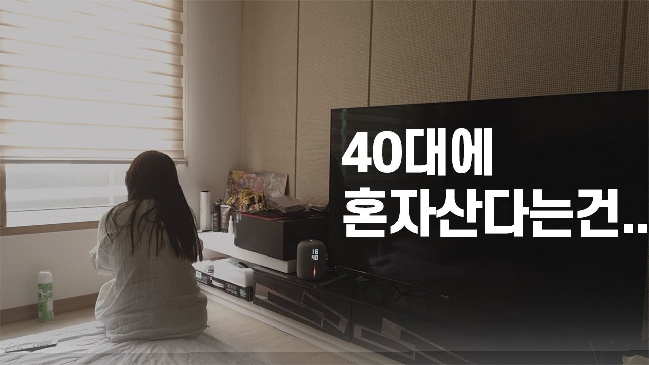 40대 1인가구 싱글로 산다는것 노후준비를 해야한다/일상/미혼/비혼/돌싱