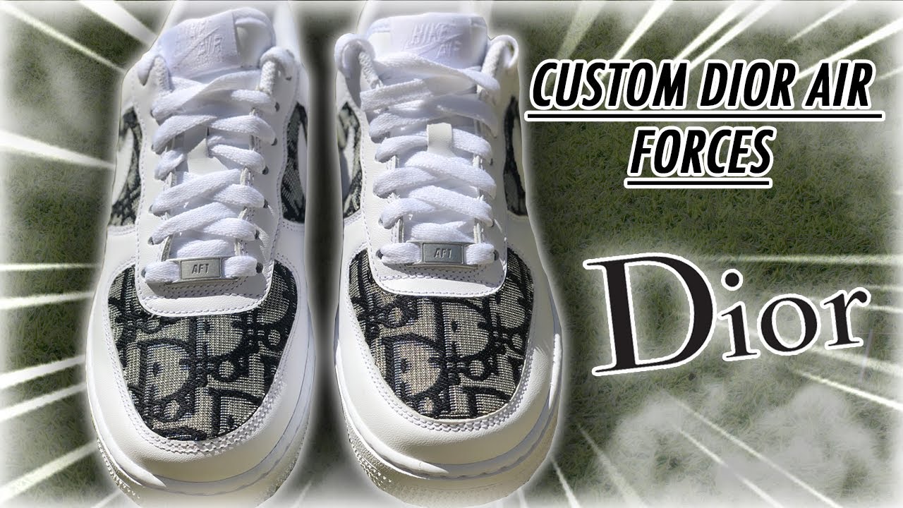CUSTOM DIOR AIR-FORCE 1's 👟🔥