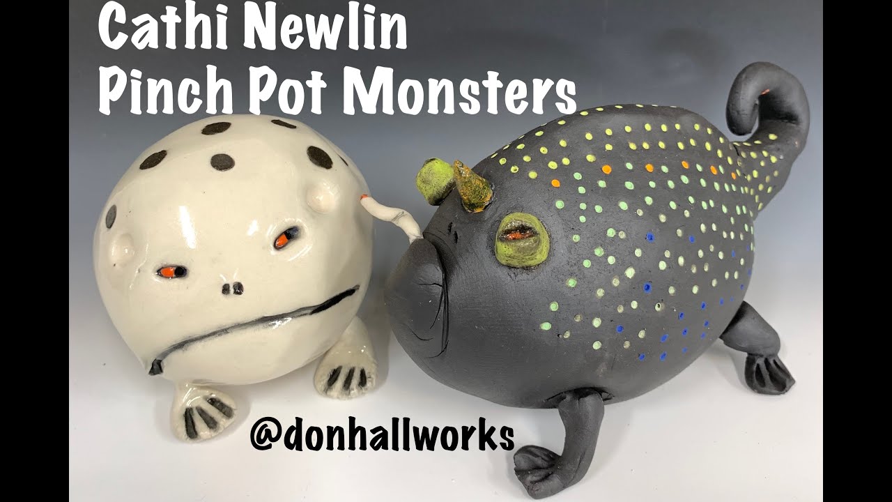 Ceramic Pinch Pot Monster.