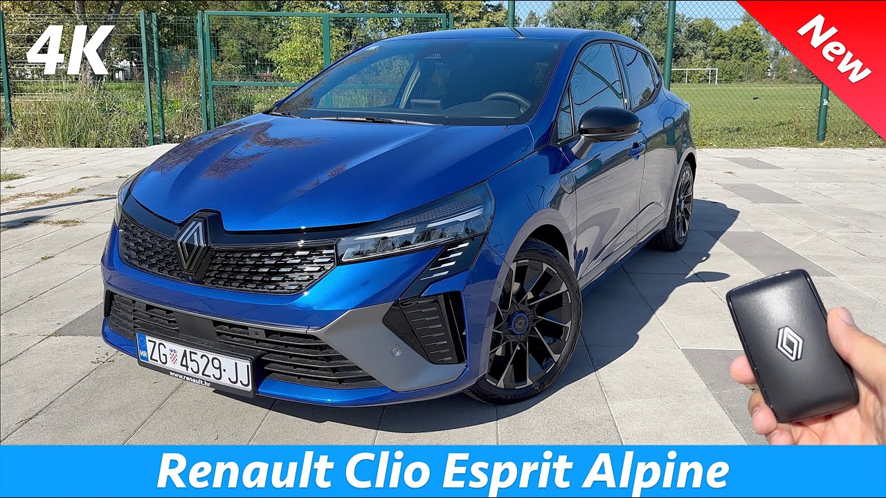 Renault Clio 2024 Esprit Alpine - Full Review in 4K (1.6 E-Tech 143 HP Hybrid)