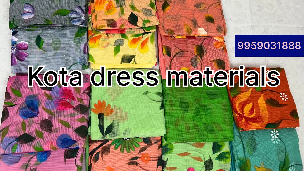 #kota dressmaterials#sale#brush paint dress materials