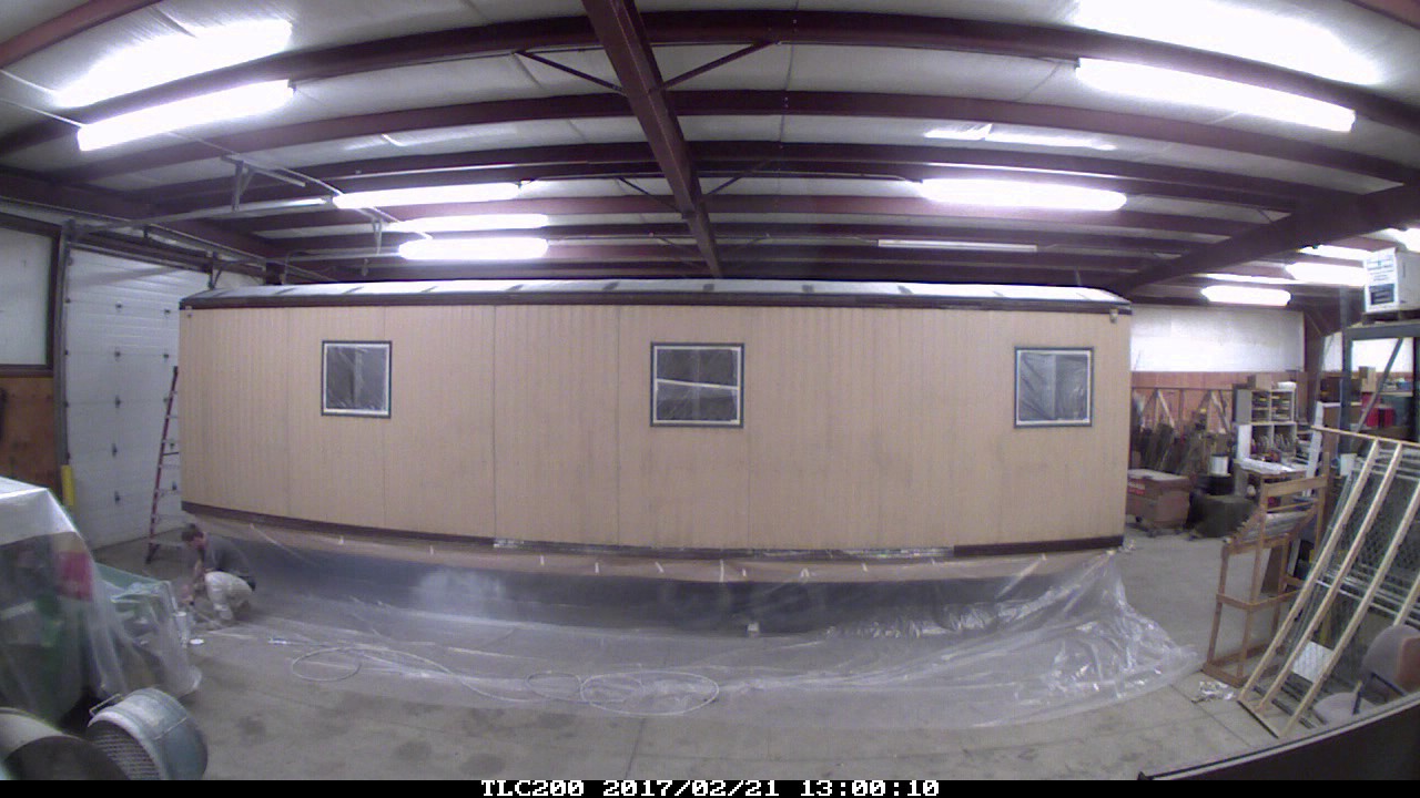 CD Barnes site trailer paint and vinyl time-lapse