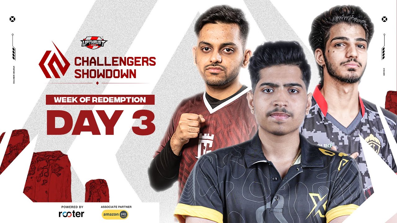 UE Challengers Showdown 2024 |#BGMI | Week of Redemption Day-3 Ft #iqoosoul #godlike #CG #TX