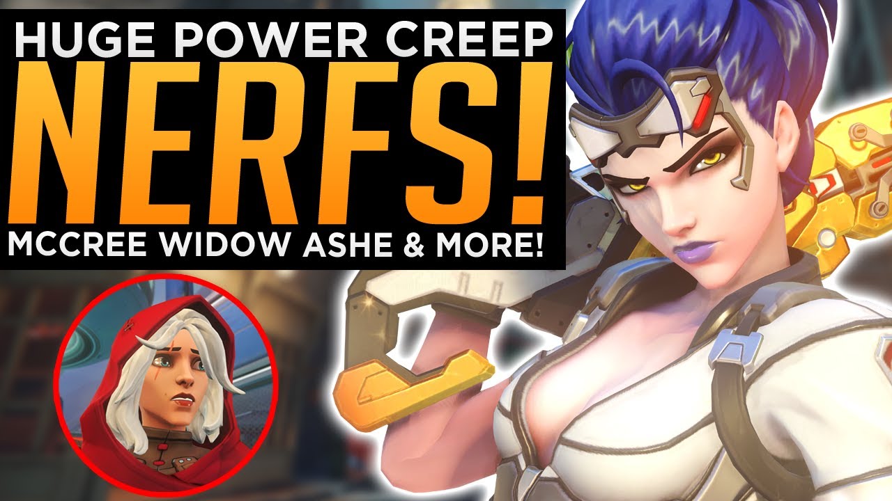 Overwatch: HUGE Power Creep NERFS! - McCree Widow Ashe & MORE!