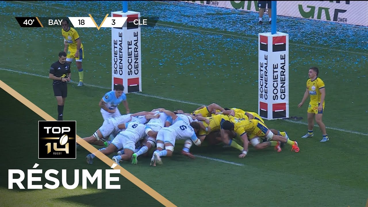 TOP 14 Saison 2025-2026 J07 - R&eacute;sum&eacute; Aviron Bayonnais - ASM Clermont