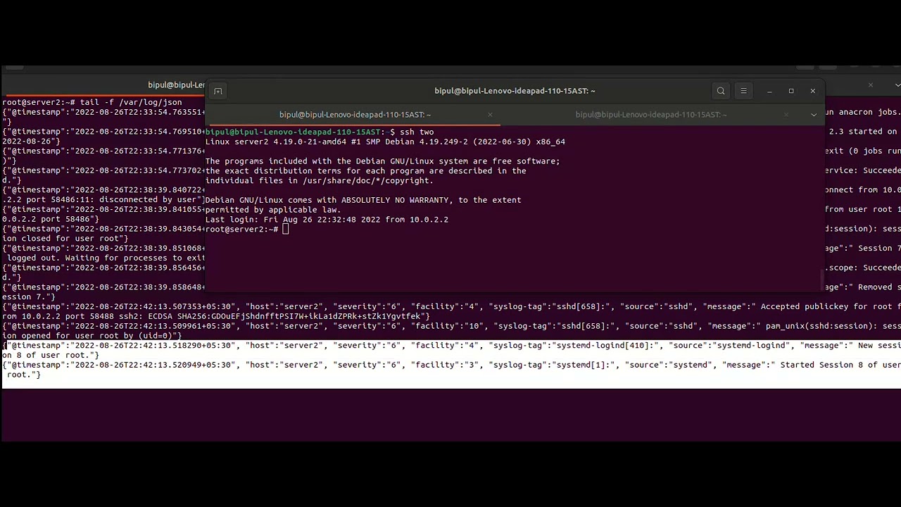 rsyslogConvert Into JSON #rsyslog #json #sysloggin #logging #server