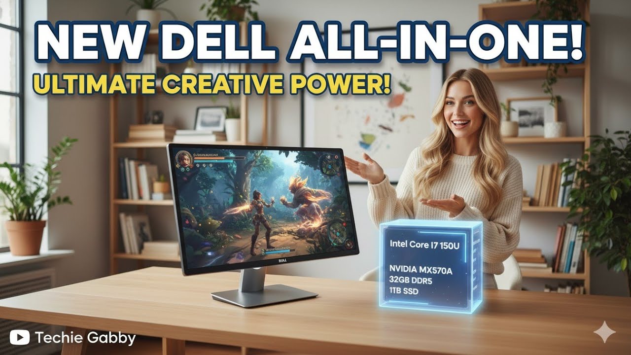 Dell 27 All-in-One Desktop Intel Core 7 150U NVIDIA MX570A 32GB DDR5 1TB SSD