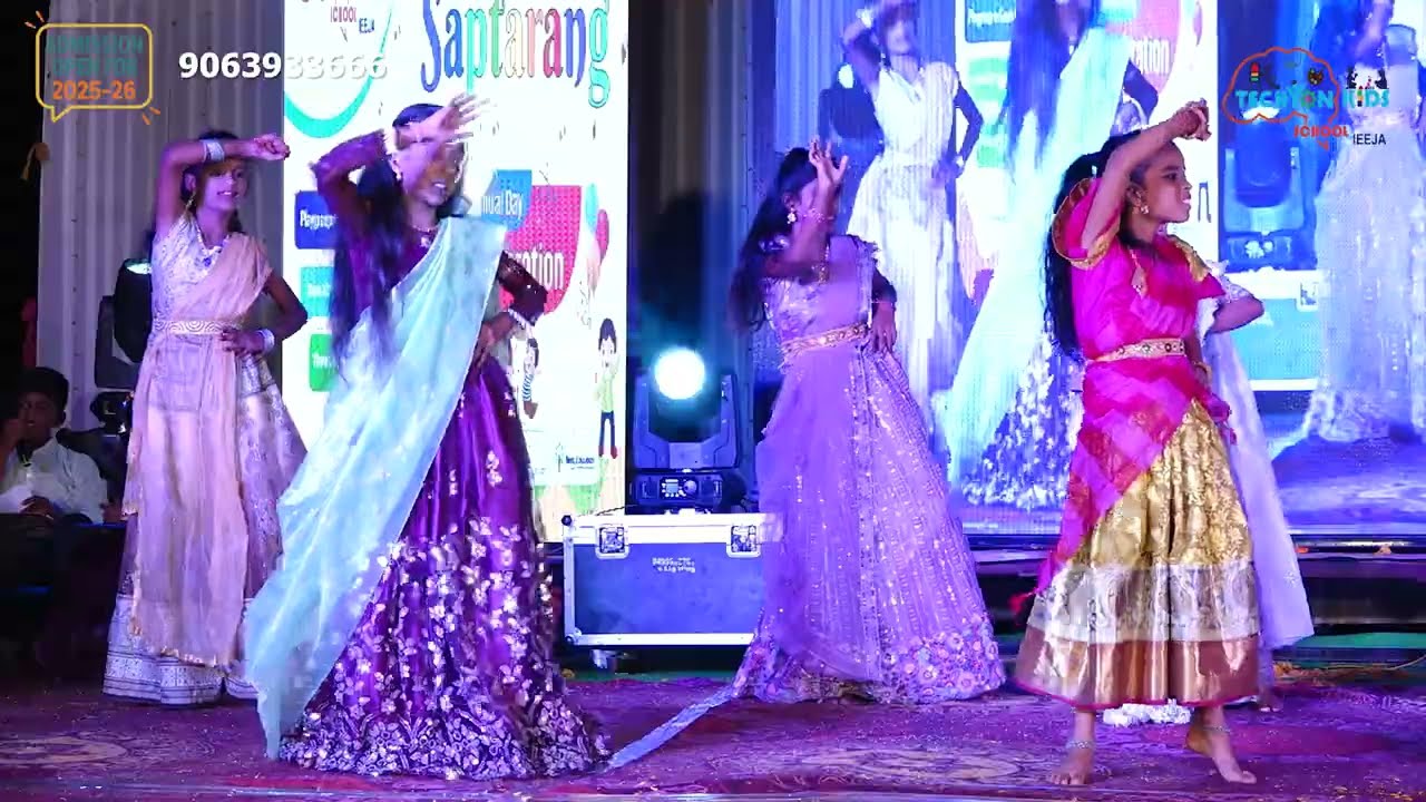 Udi Udi Jaye Mashup 💃 | Graceful Dance by Girls | Techyon Kids Annual Day 2025 | Ieeja
