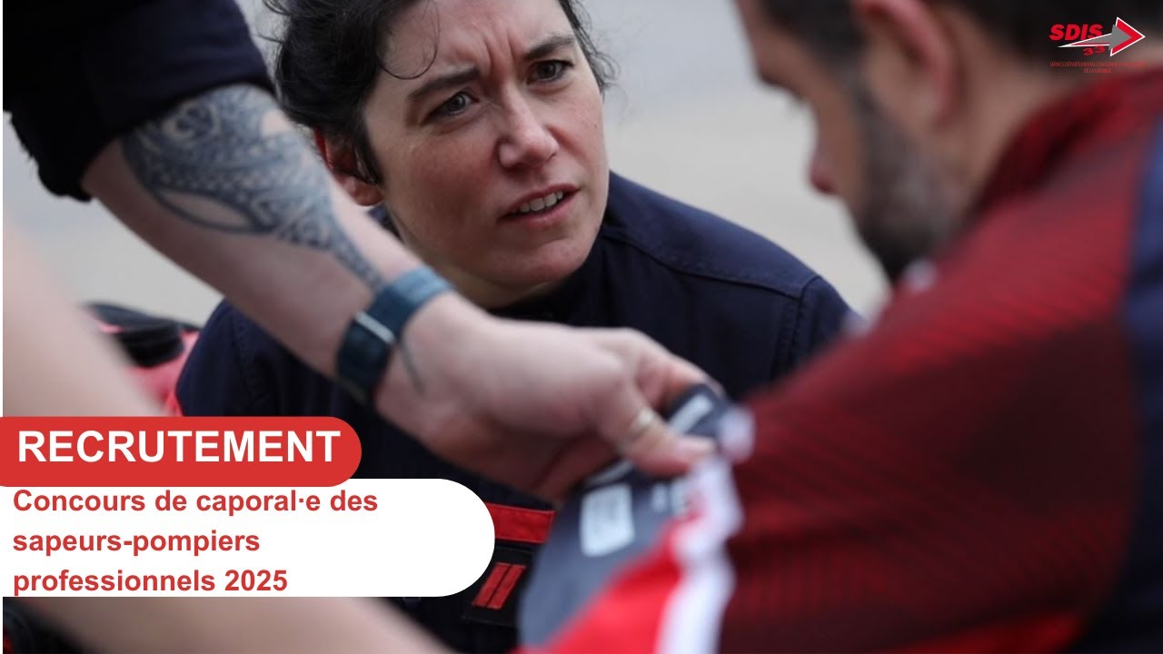 Concours de caporal·e des sapeurs-pompiers professionnels 2025