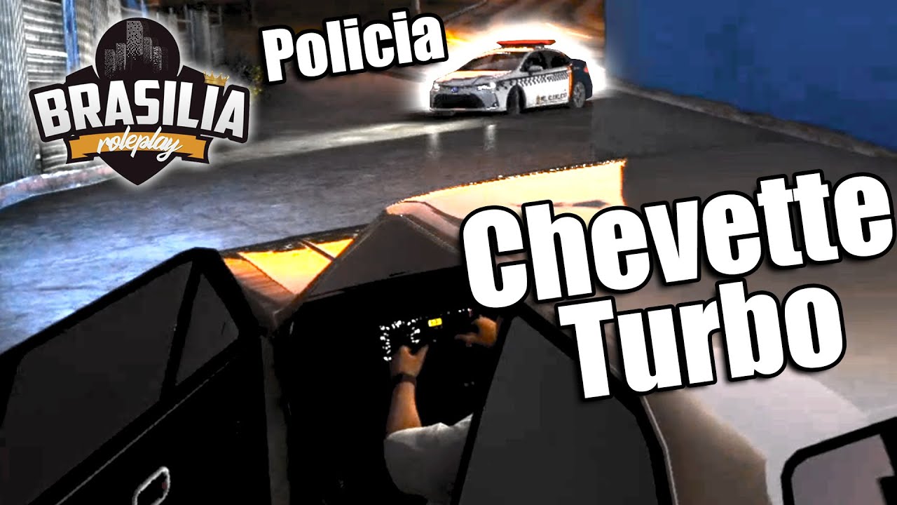 Fuga da Policia de Chevette Turbo! - Brasilia RP #40