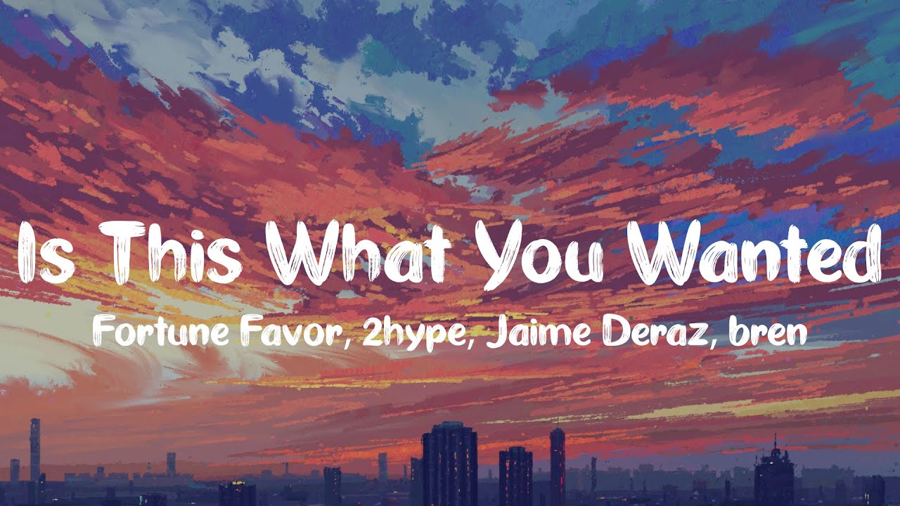 Fortune Favor & 2hype - Is This What You Wanted (feat. Jaime Deraz) (bren Remix)
