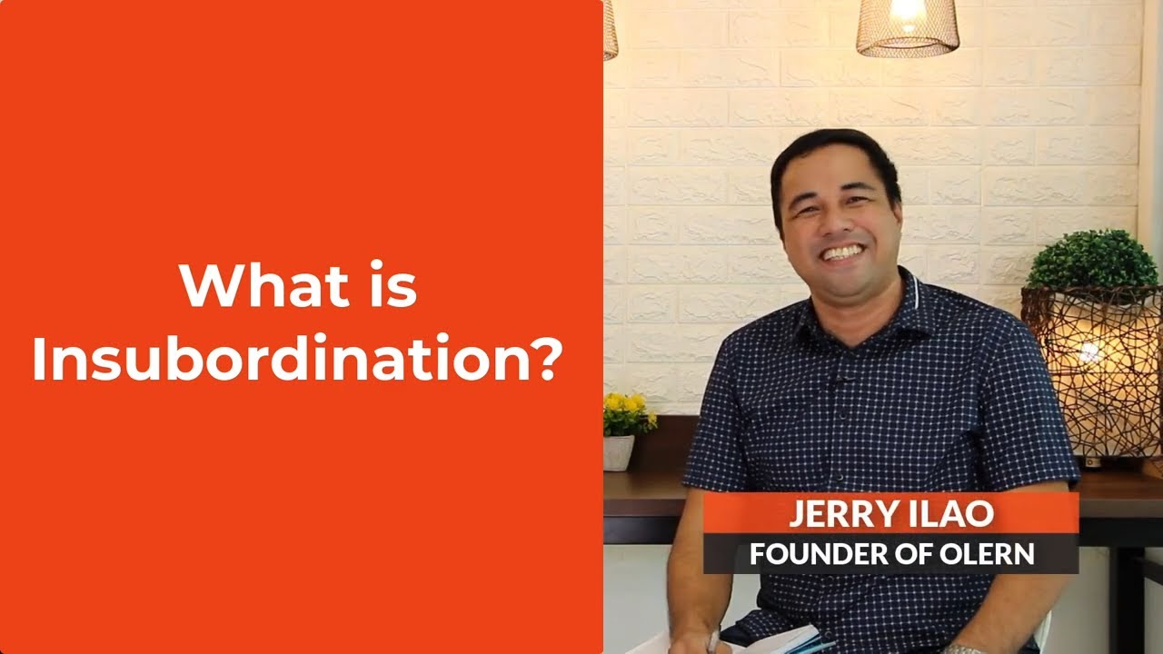 Meaning of Insubordination - Olern Insights