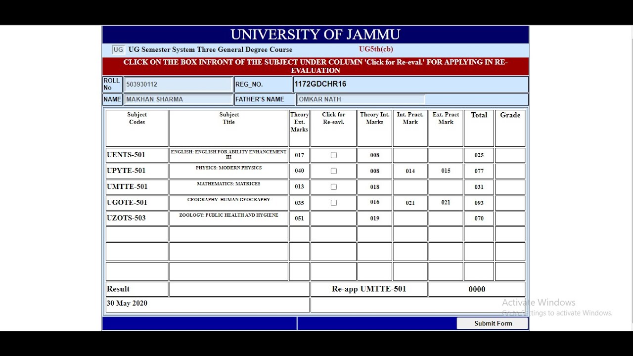 FILL UP YOUR RE-EVALUATION FORM | Link in description |