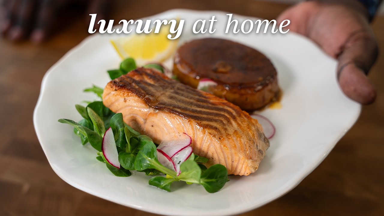 Salmon Confit With the Best Potato Ever