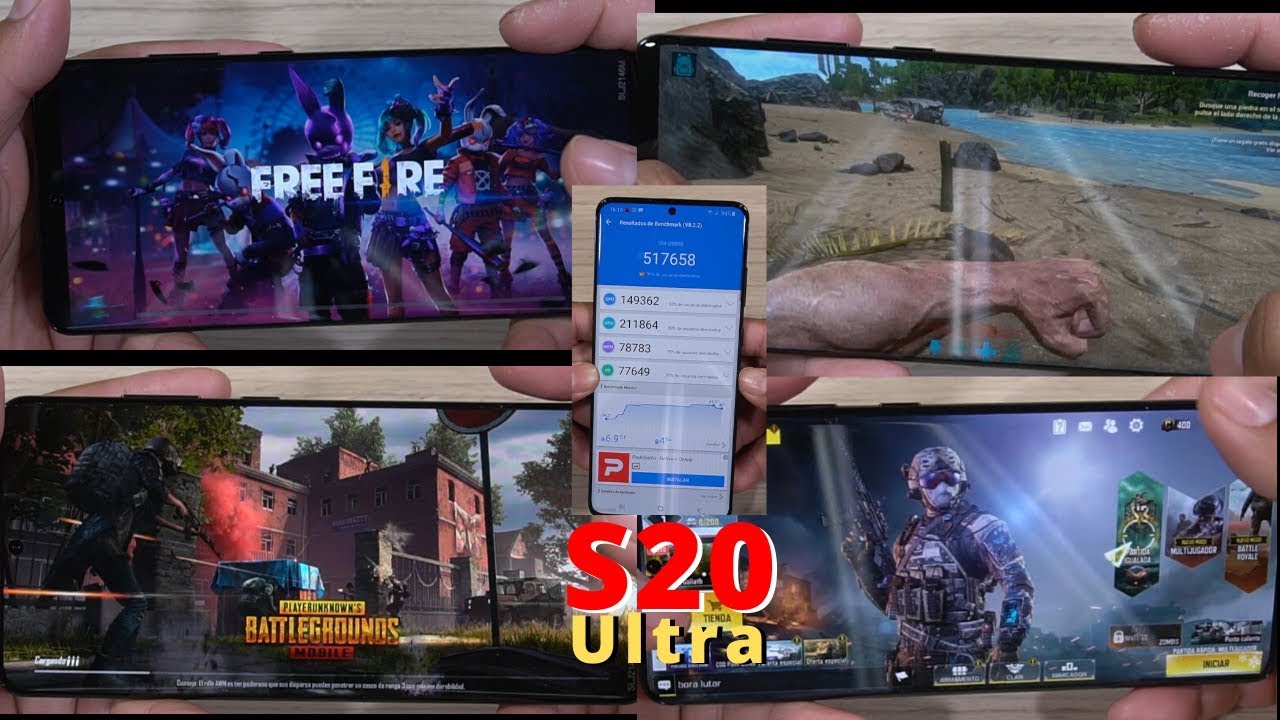 S20 ULTRA│Pruebas EXTREMAS de POTENCIA│FORTNITE, CALL OF DUTY, FREE FIRE, PUBG