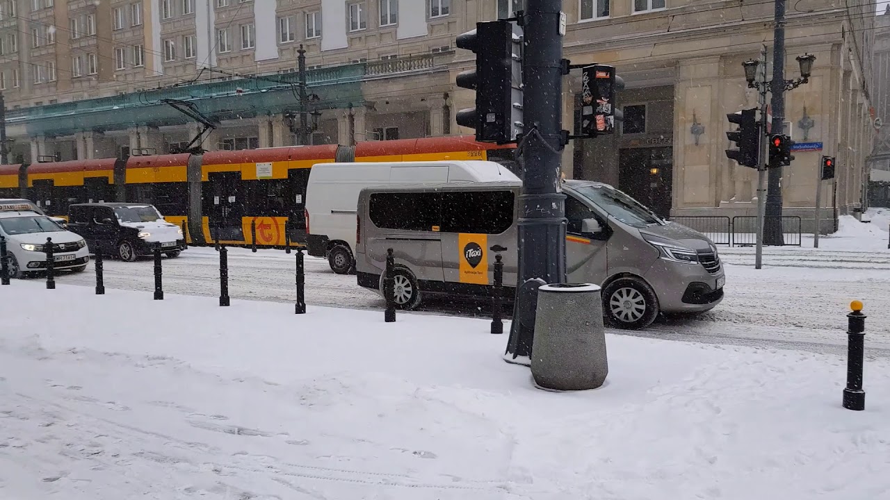 Warsaw is Beautiful in the Winter With Snow - February 2021