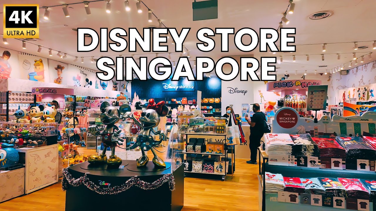 Disney Store Singapore 🇸🇬 (Jewel Changi) | HUGE Merch Store FULL Tour [4K]