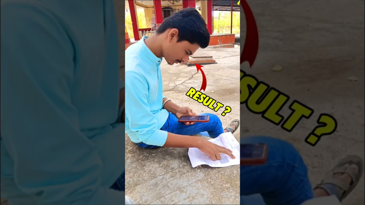 Result ? 😔 #minivlog #vlog #result #mpboard #12thfail