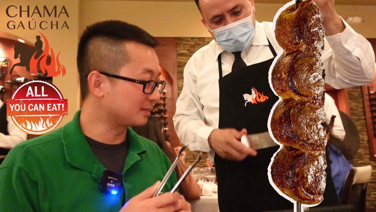 58,95 долларов с человека за стейк-гриль «Сколько сможете съесть» 🥩 из баранины и курицы в бразил...