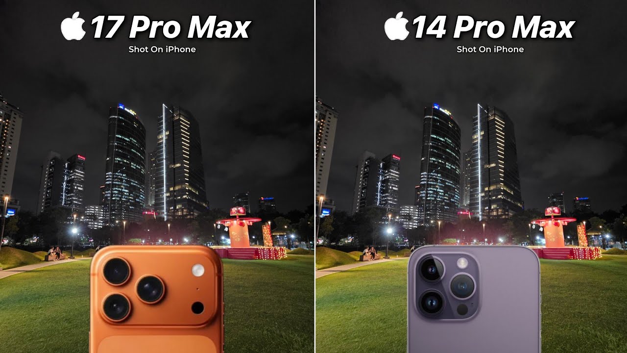 Сравнение тестов камер iPhone 17 Pro Max и iPhone 14 Pro Max