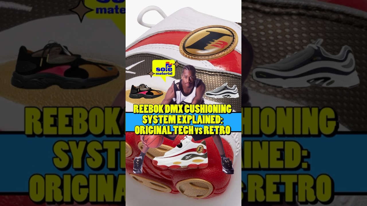Reebok DMX Cushioning System Explained - Footwear Designer Xavier Jones #shoedesign #iverson #shoes