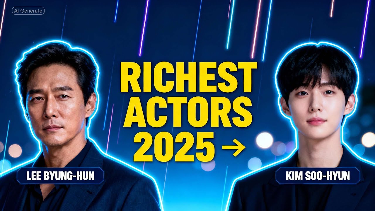 Top 10 Richest Korean Actors in 2025