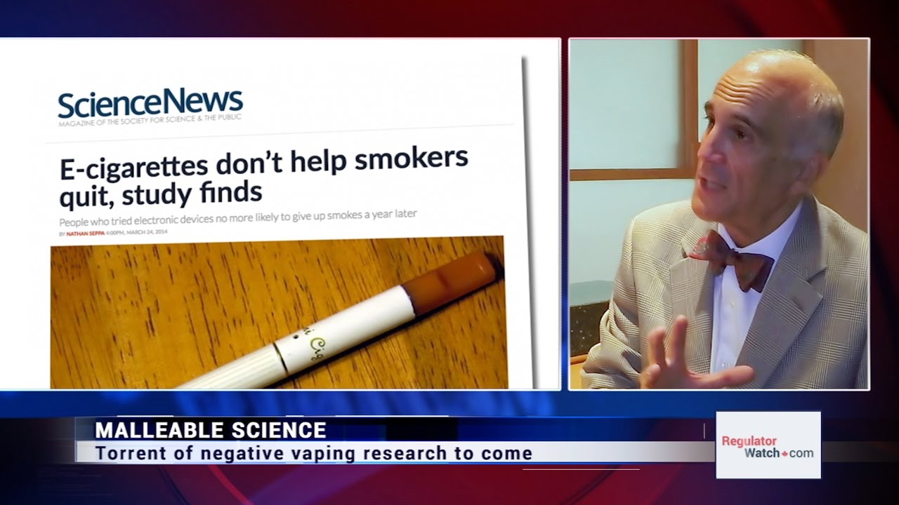 MALLEABLE SCIENCE | DR. BRAD RODU WARNS TORRENT OF NEGATIVE VAPING RESEARCH TO COME