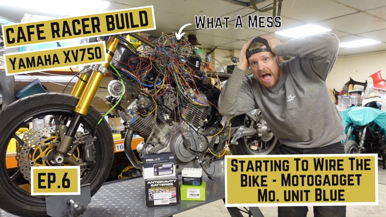 1981 Yamaha XV750 Cafe Racer Build Series Ep 6 - Brat Custom Virago Motorcycle XV1100