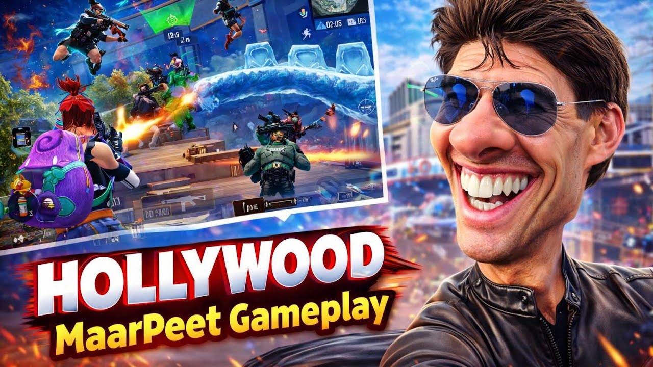 Hollywood Wala Gameplay😂 || Bgmi Full Funny Gameplay 