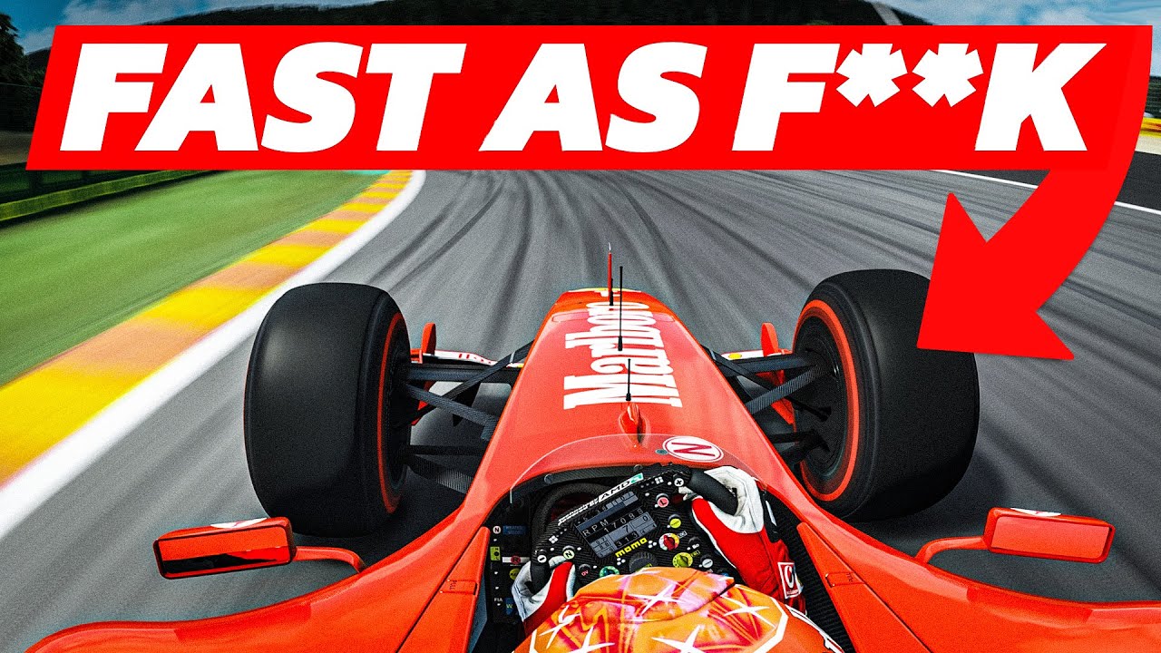The FASTEST Ferrari Formula 1 on SLICK Tyres is a CHEAT CODE!