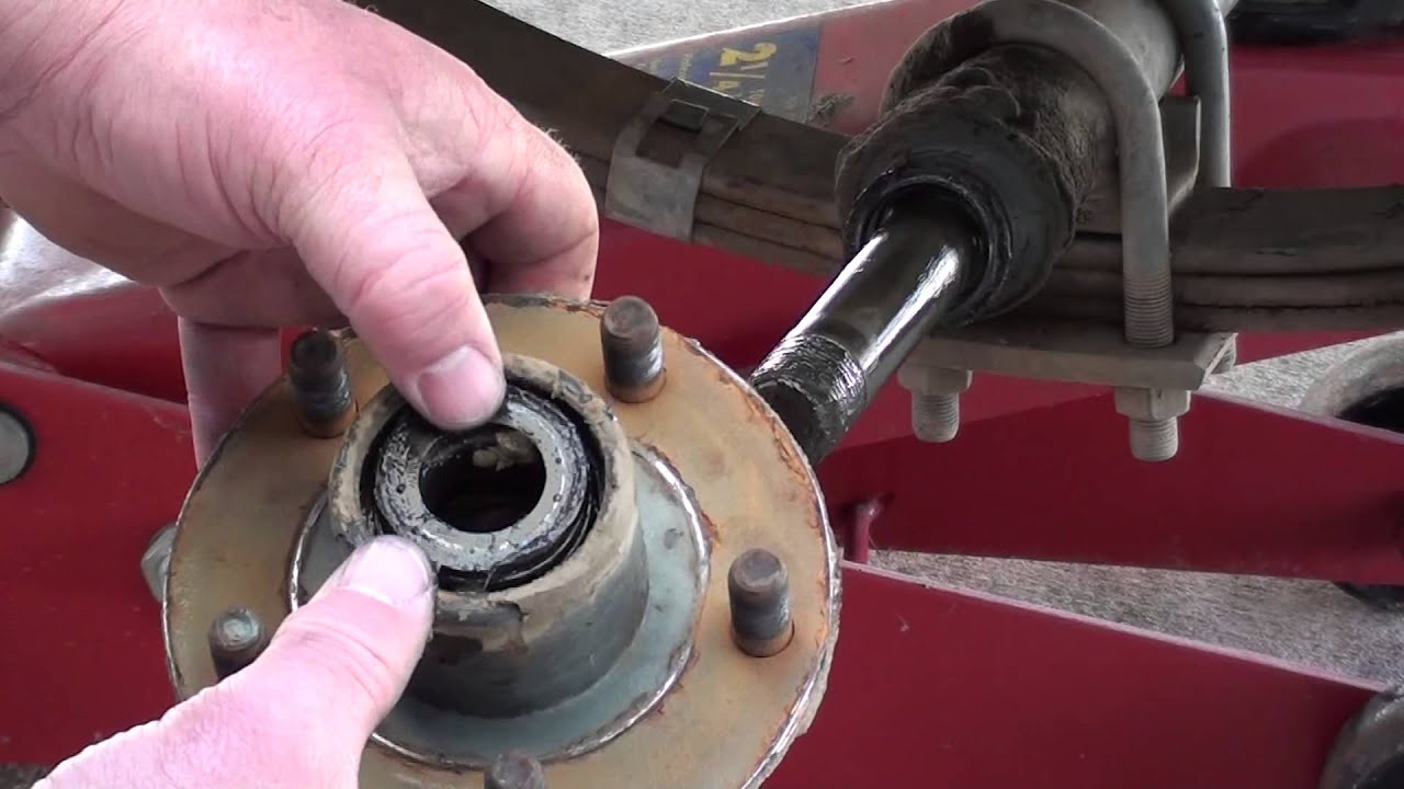 Pt.1 Boat Trailer Bearing Service At D-Ray's Shop