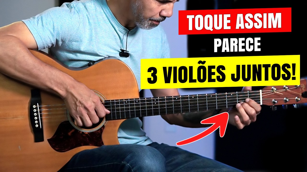 Use esse padrão e soe como 3 violões juntos! Prof. Sidimar Antunes