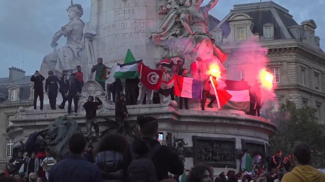 Clashes at pro-Palestinian rally in Paris