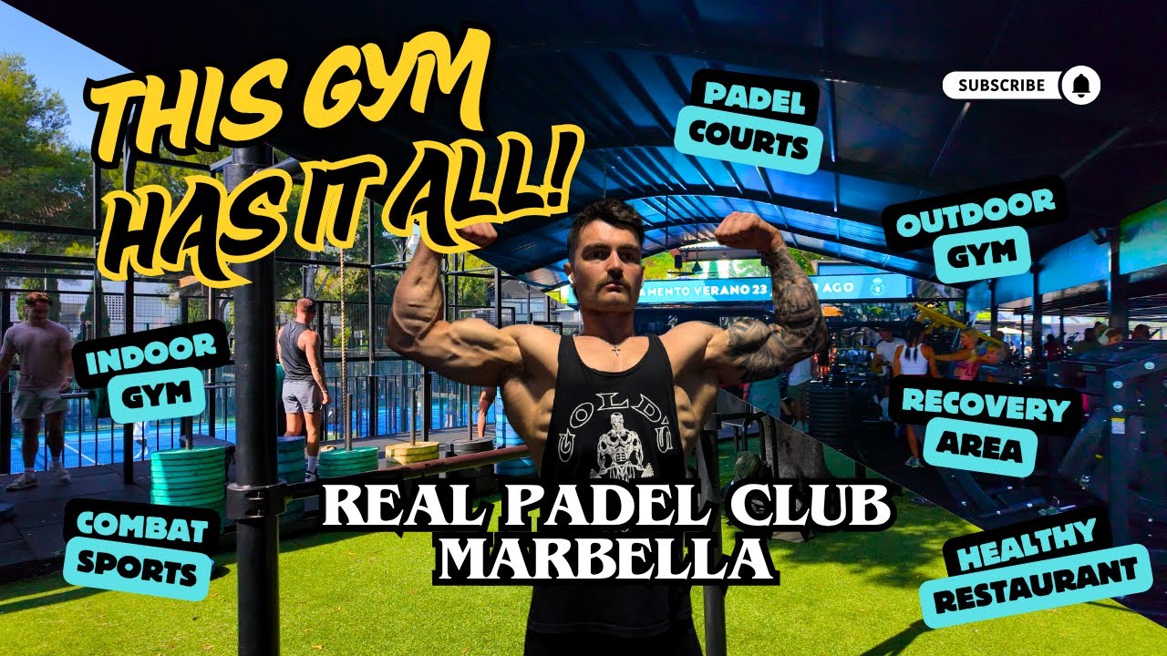 The BIGGEST OUTDOOR GYM in MARBELLA - Real Padel Club