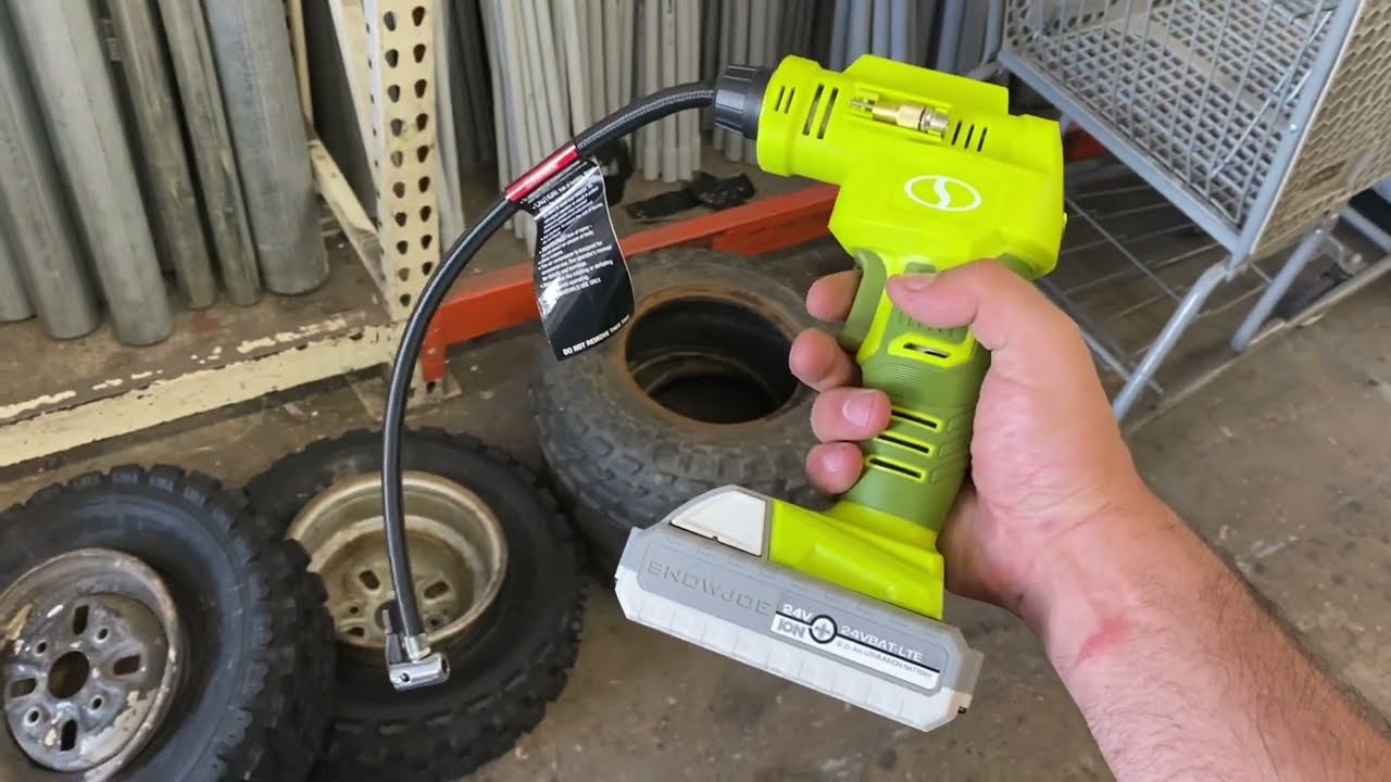 SUNJOE 24V MAX Cordless Air Compressor Unboxing / Review