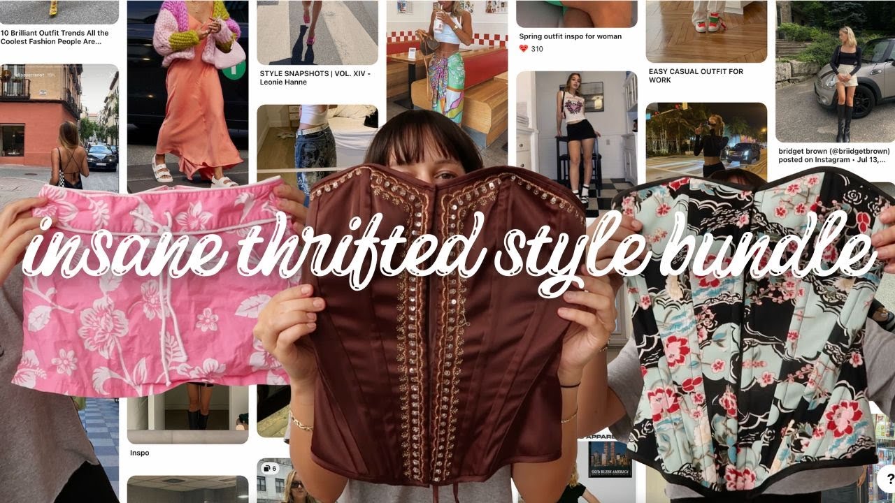my first style bundle | thrifted style bundle haul