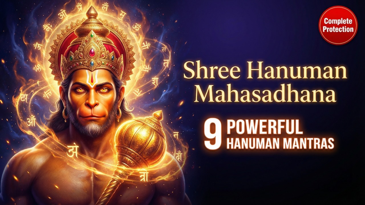 9 Most Powerful Hanuman Mantras for Protection & Strength | Shree Hanuman Mahasadhana