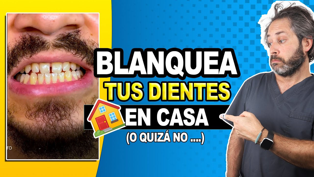 🤔 Si quieres saber como BLANQUEAR tus dientes AMARILLOS en 🏠 CASA  ESTE REMEDIO no tiene DESPERDICIO