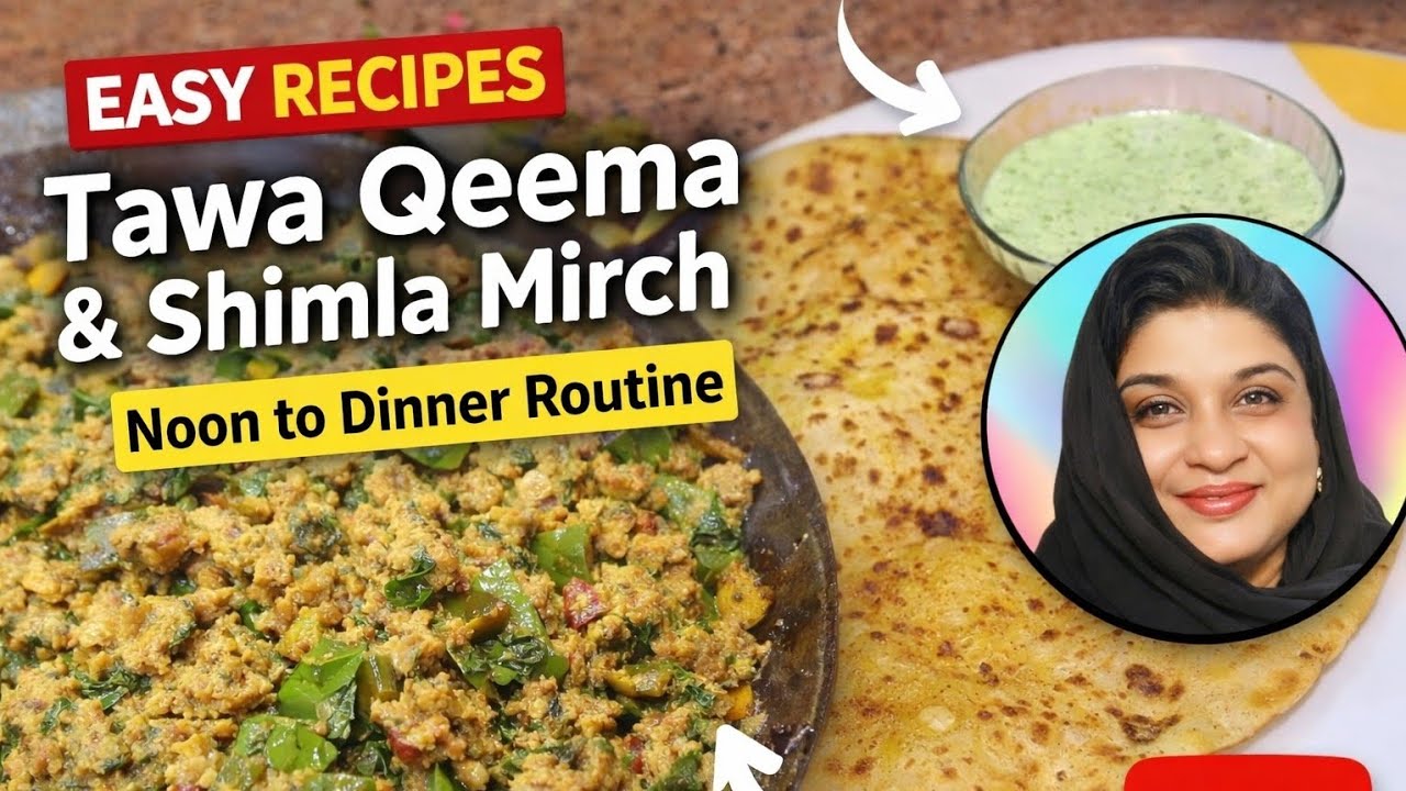 Quick Tawa Qeema Recipe😍 | Lunch🍱 to Dinner Routine🥞 | Desi Food Vlog🫠🫠