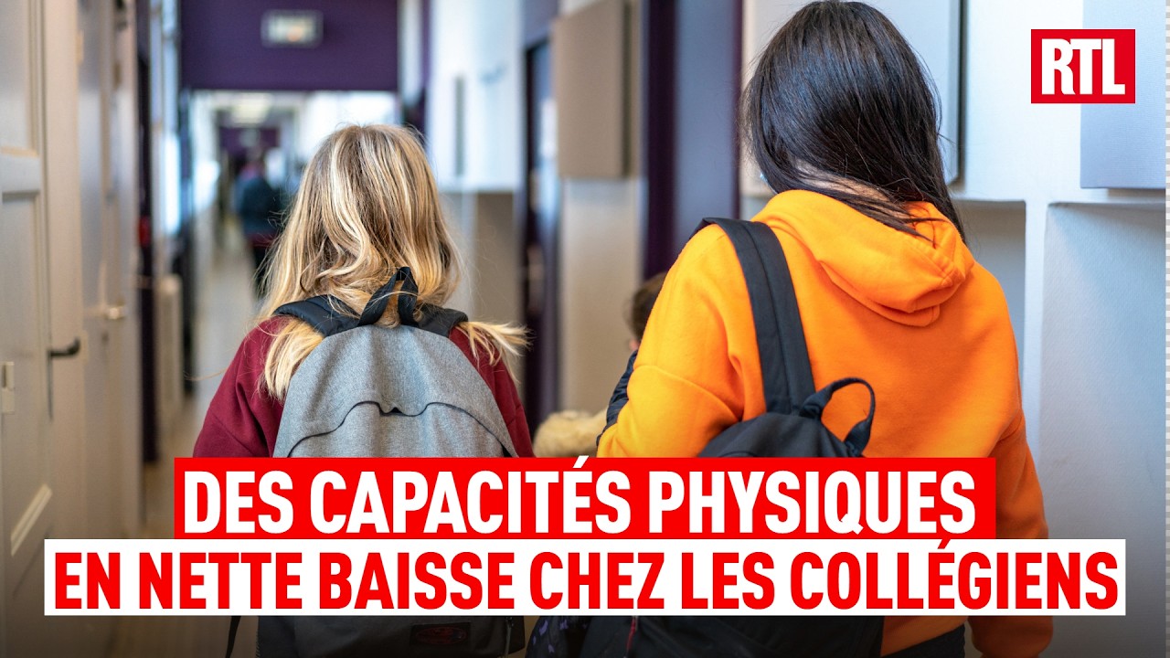 Collégiens : une forte baisse des capacités d'endurance, de vitesse et de récupération