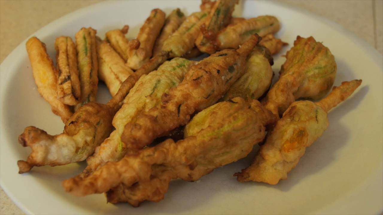 How to Make Fried Zucchini Flowers - Cara Di Falco - Cara's Cucina