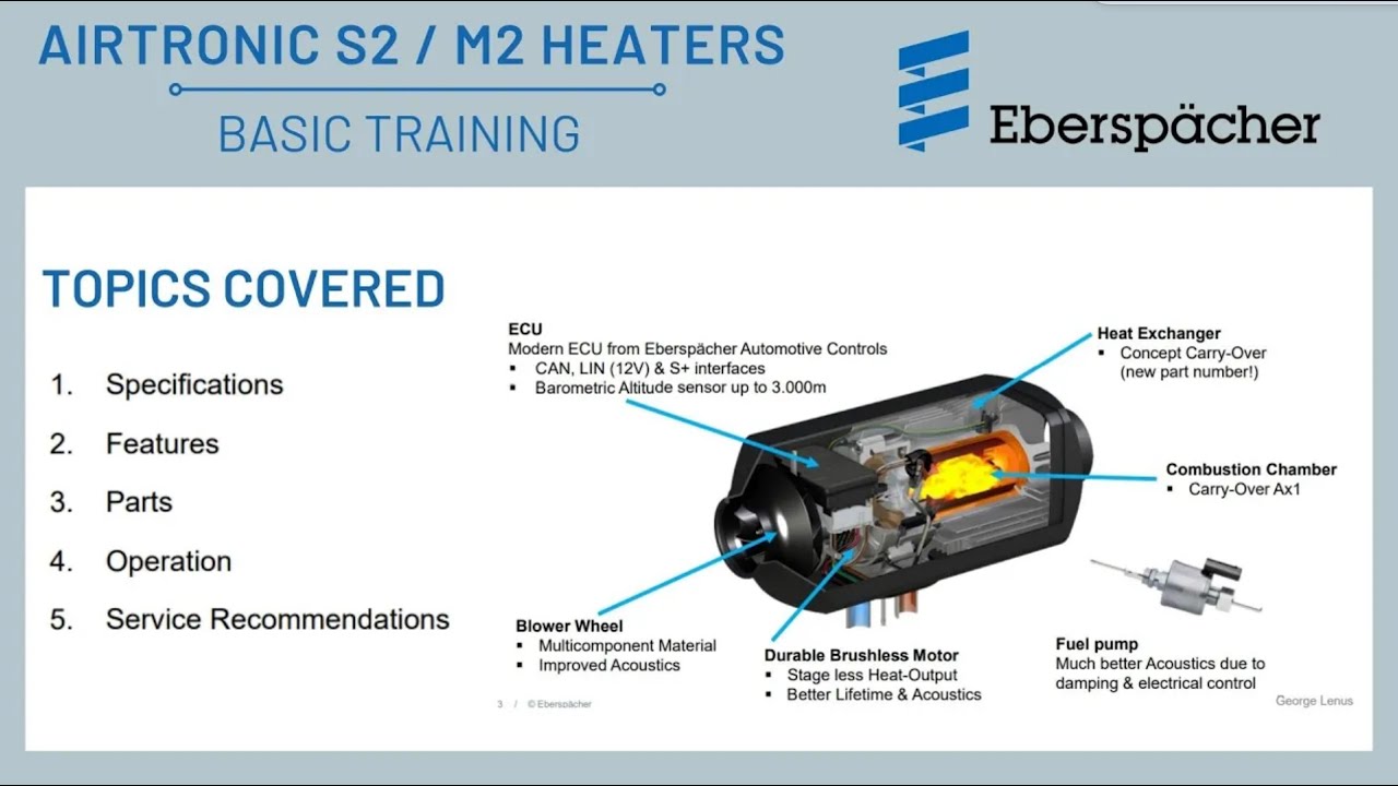 Airtronic S2 / M2 Heaters | Basic Training