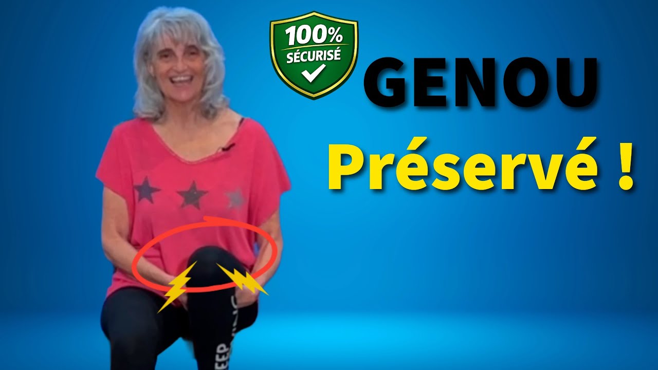 PROTHESE DU GENOU : 5 exercices doux et sécurisés avec CHAISE