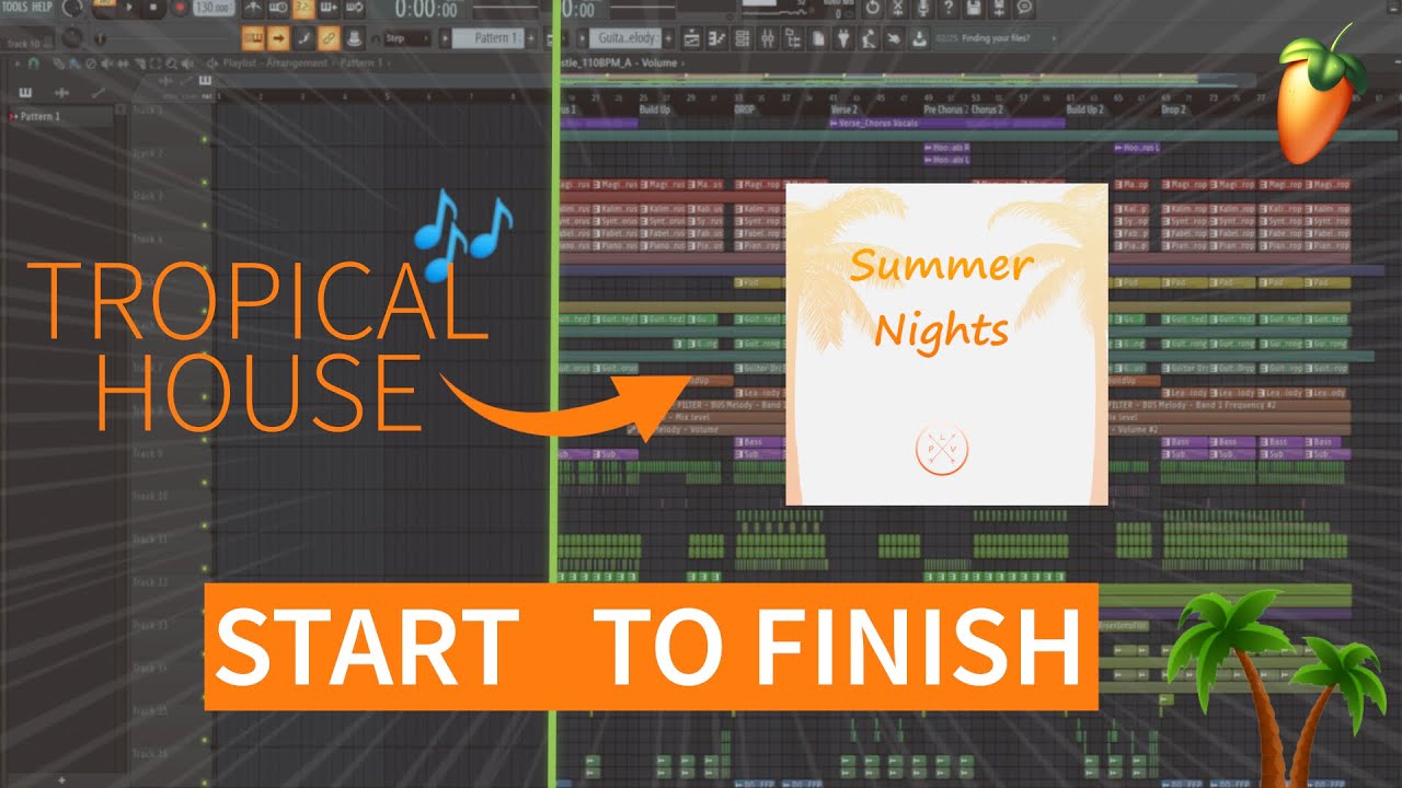 HOW TO make a TROPICAL HOUSE song | HOW I MADE “Summer Nights”