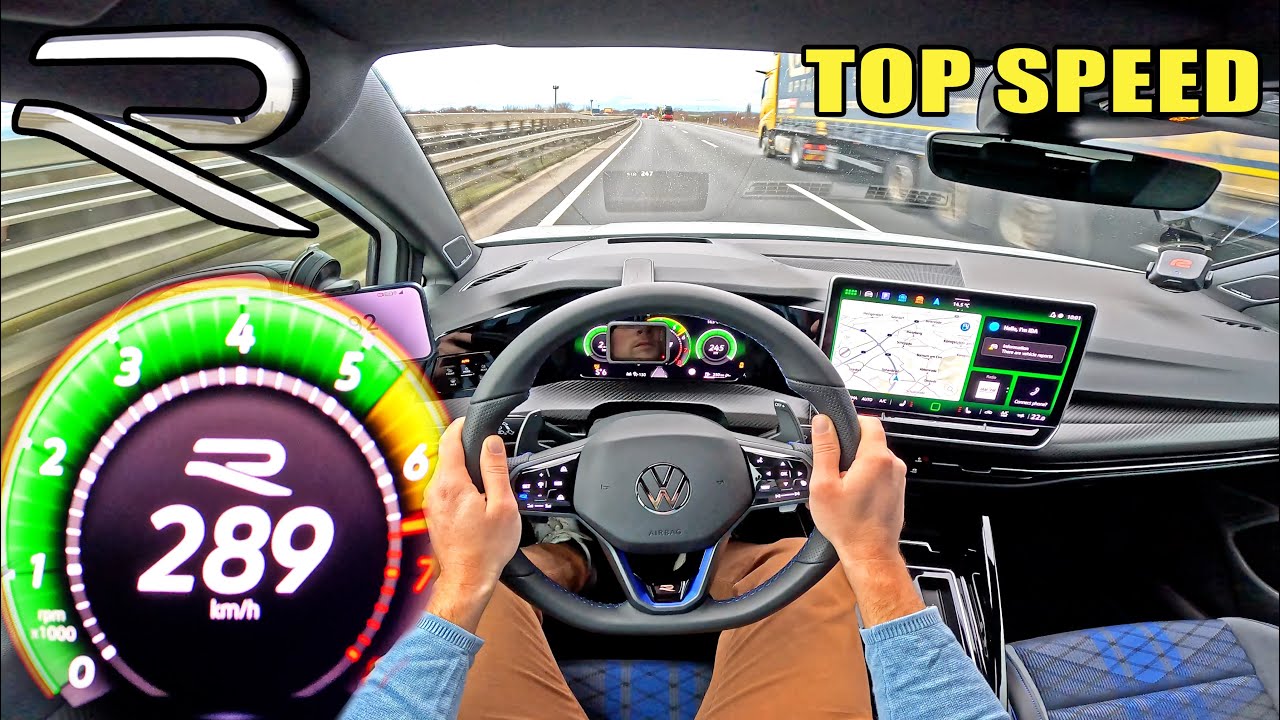 SPEED with the FAMILY // VW GOLF R MK8.5 VARIANT on the AUTOBAHN